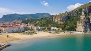 Levante Beach in Terracina, Italy near Rome