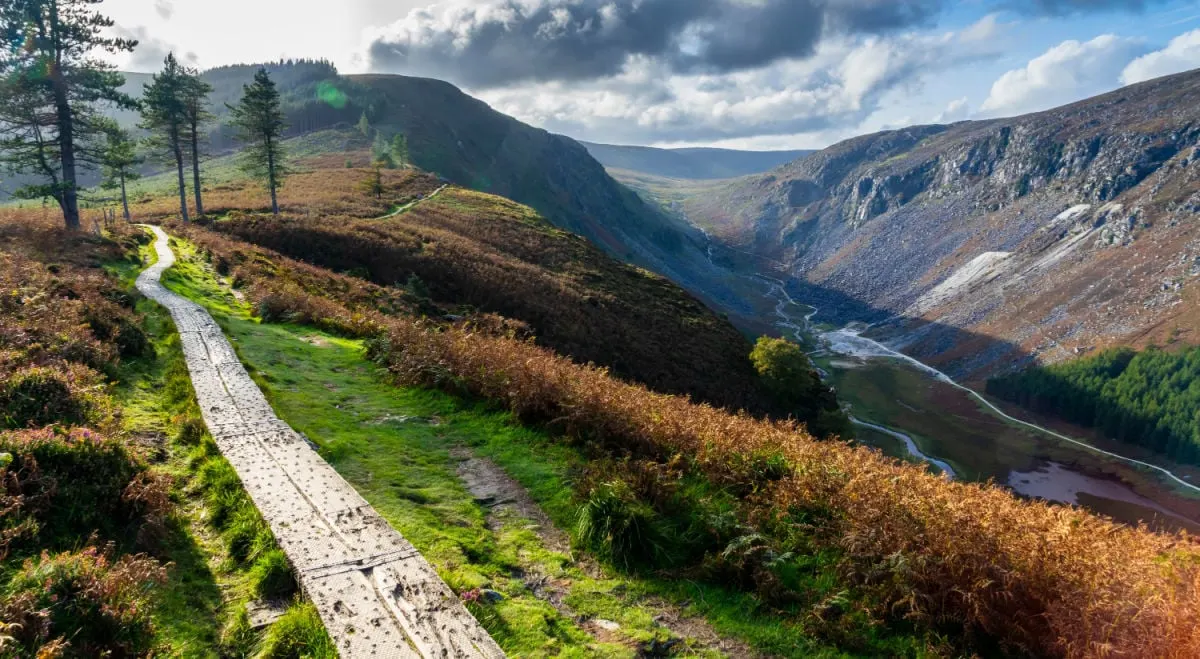 A sunny day in Glendalough