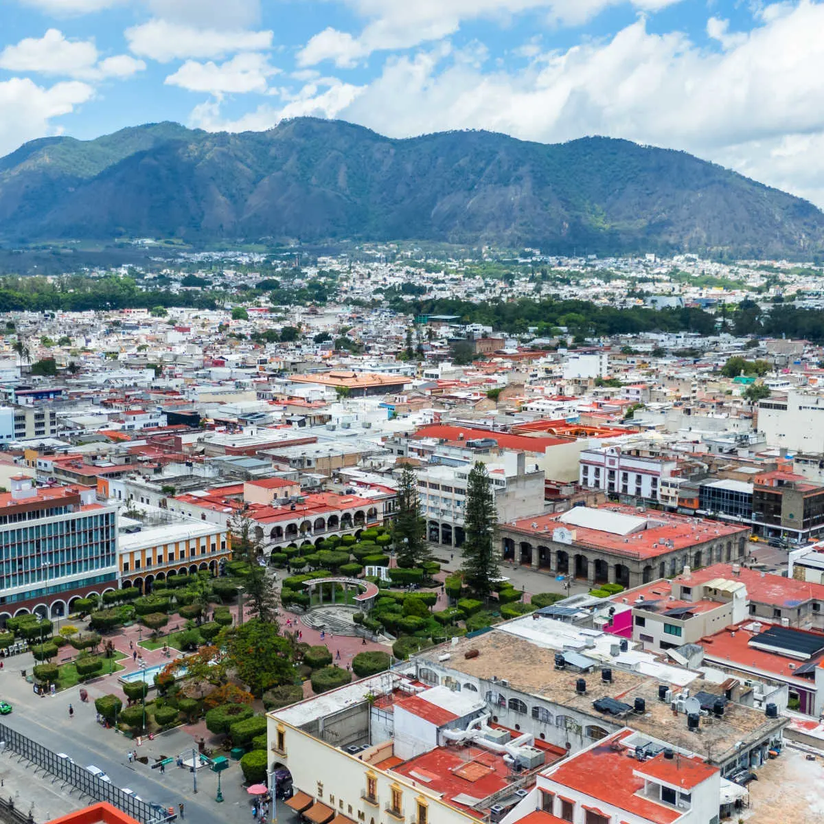 Aerial view of Tepic, Mexico