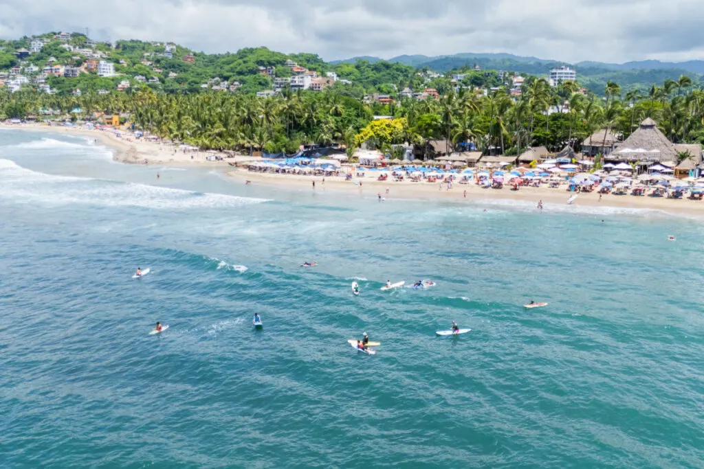 Surfers in Sayulita, Mexico