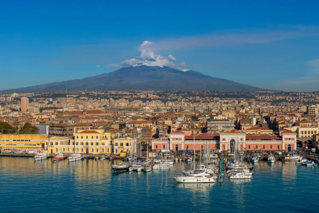 Vibrant townscape of Catania, Sicily