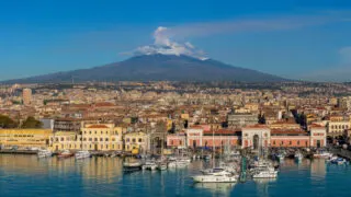 Vibrant townscape of Catania, Sicily