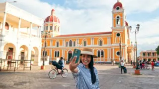 Selfie in Granada, Nicaragua