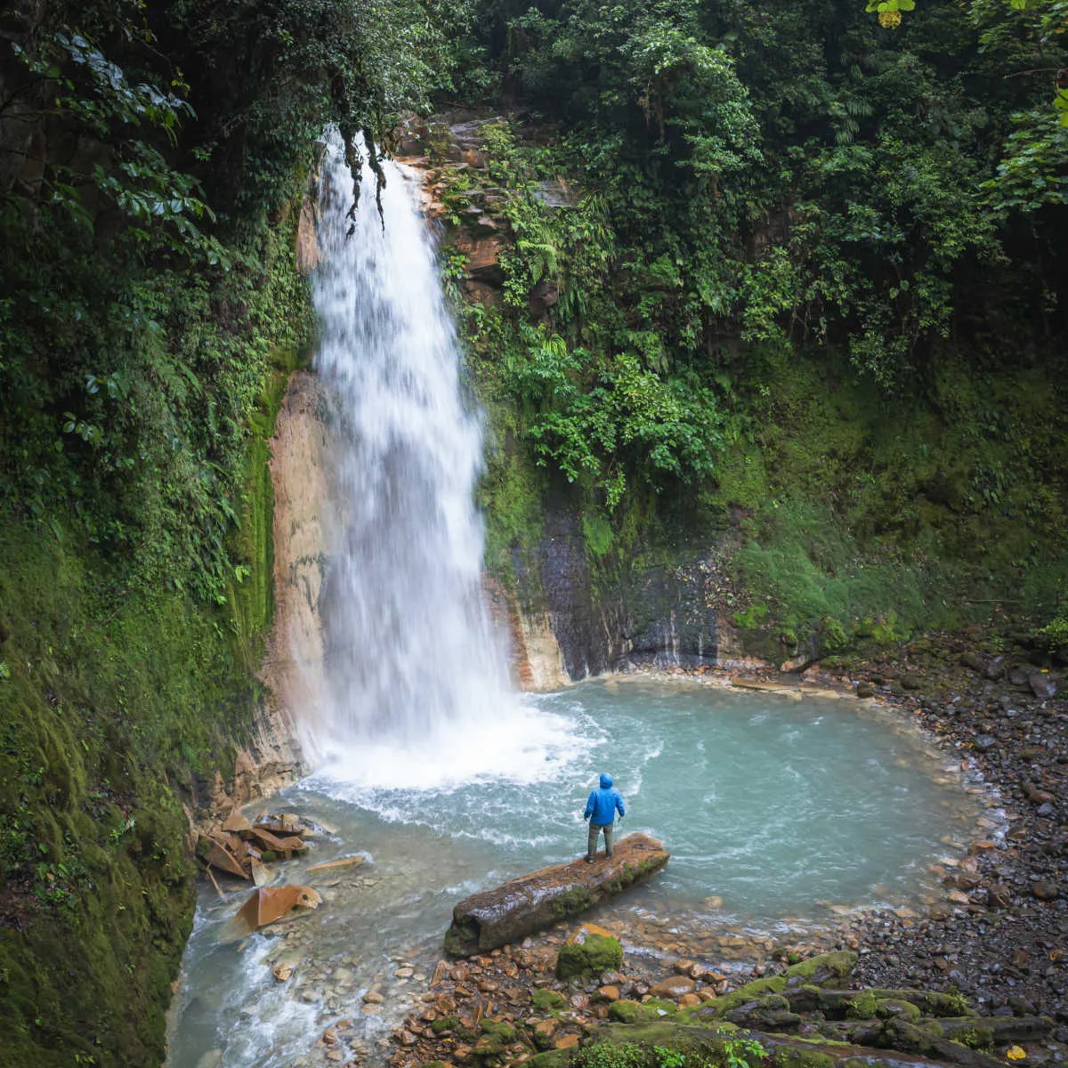Bajos del Toro waterfall in Costa Rica