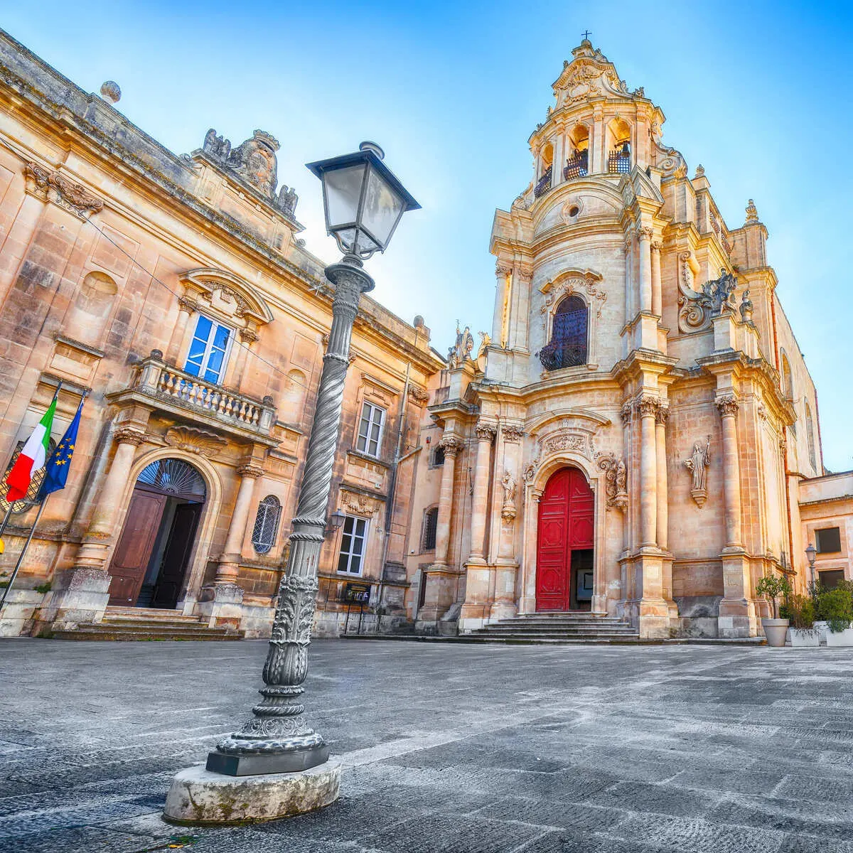 Baroque Cathedral In Ragusa, Sicily