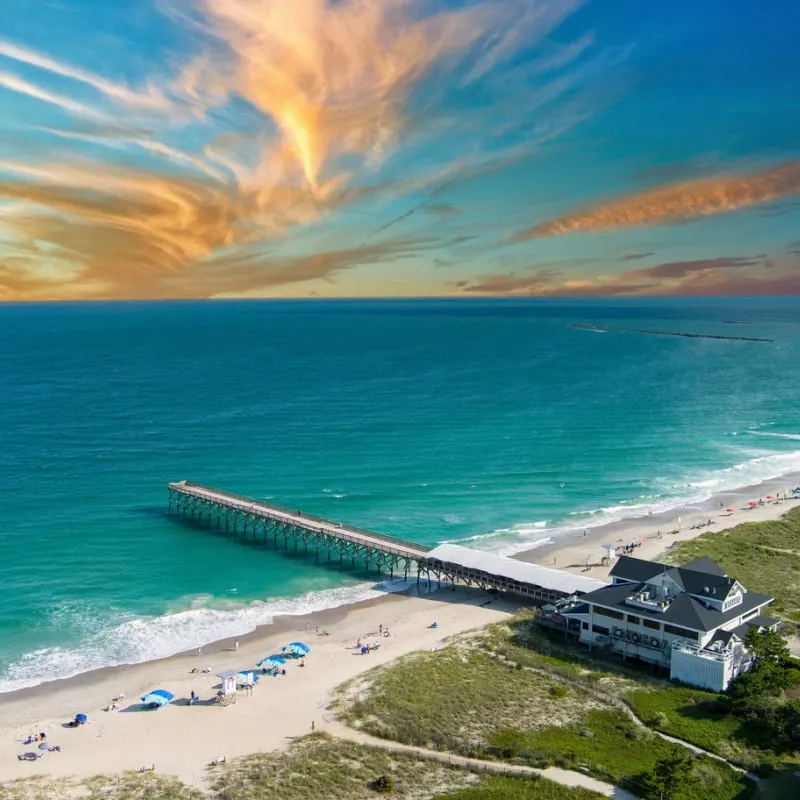 Beautiful view of Wrightsville Beach