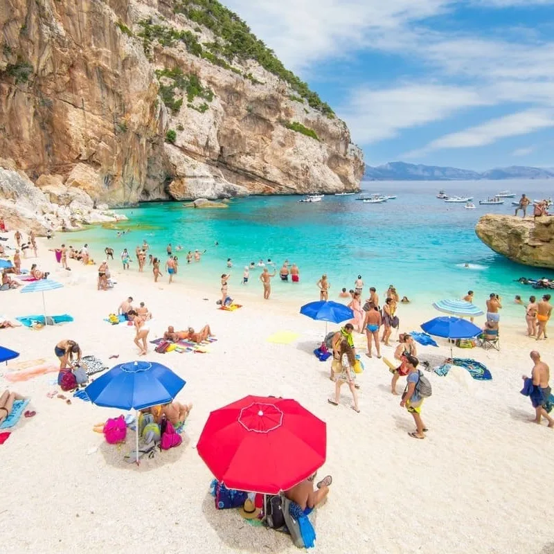 Cala Mariolu In Sardinia, Italy, Mediterranean Europe