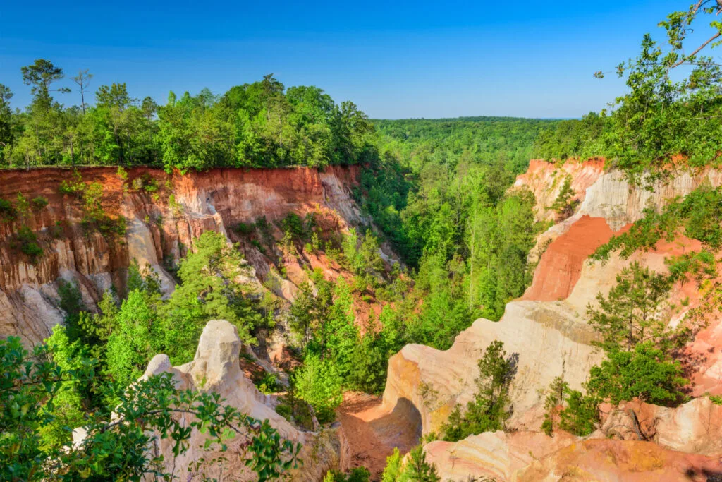 Providence Canyon State Park landscapes