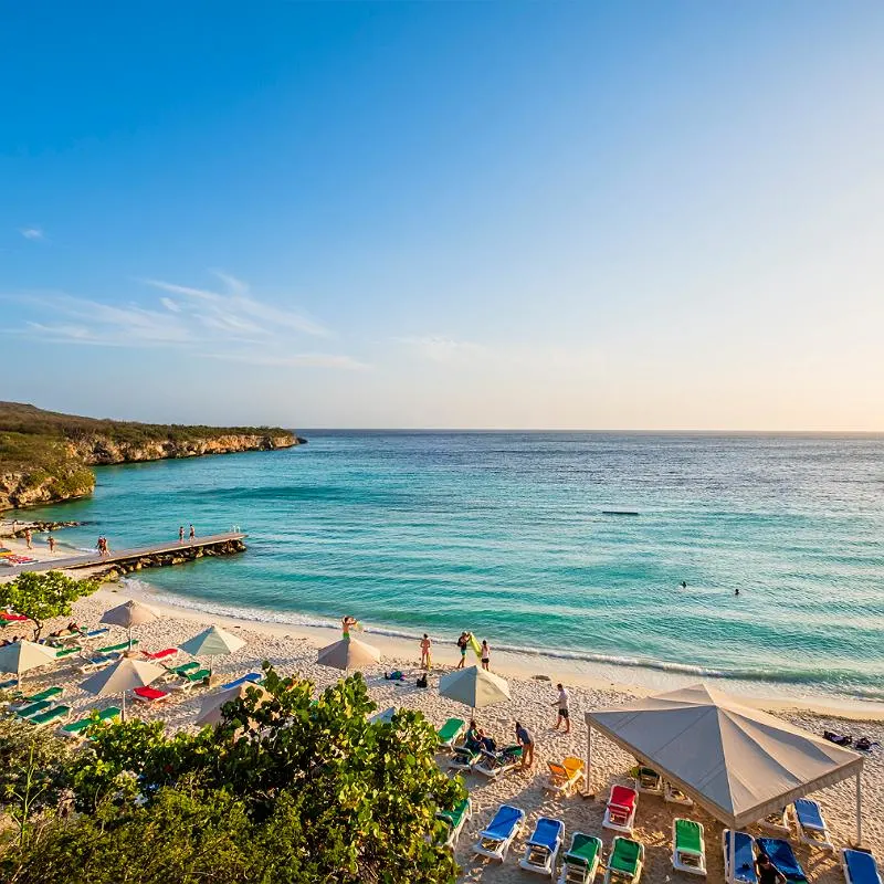Curacao beach cove