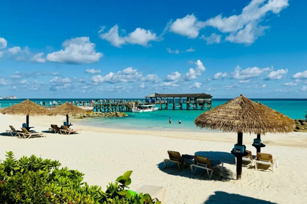 Beautiful beach in Nassau