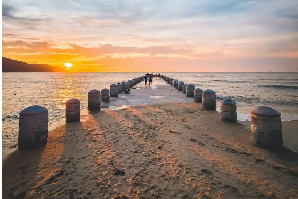 Beautiful beach in Penang