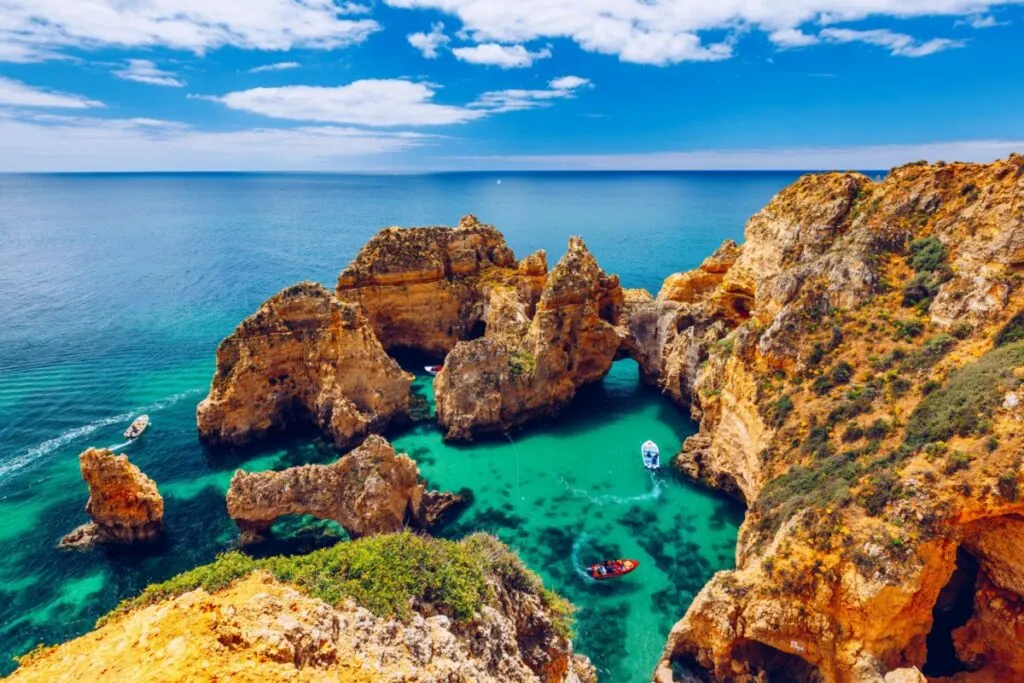 Stunning coastal view in the Algarve