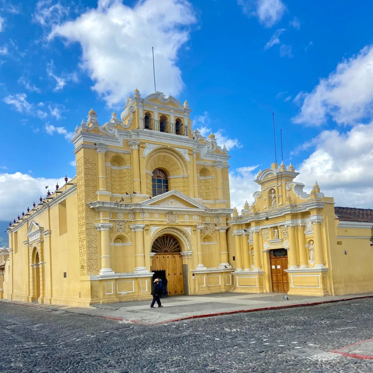 Historic cathedral in Antigua, Guatemala