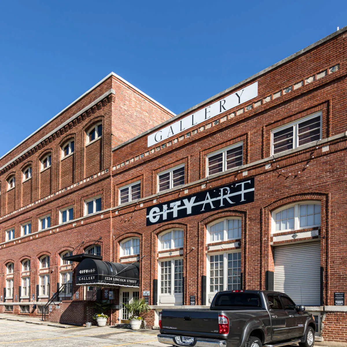 Industrial art gallery in Columbia, SC