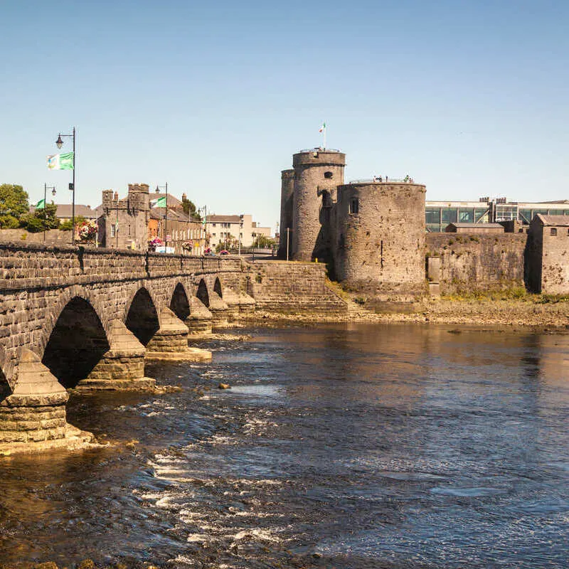 King John's Castle In Limerick, Ireland, Northern Europe
