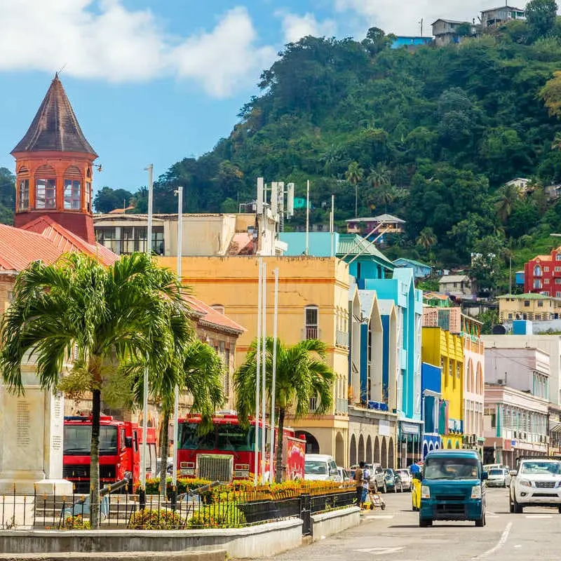 Kingstown In St Vincent and the Grenadines, Caribbean Sea