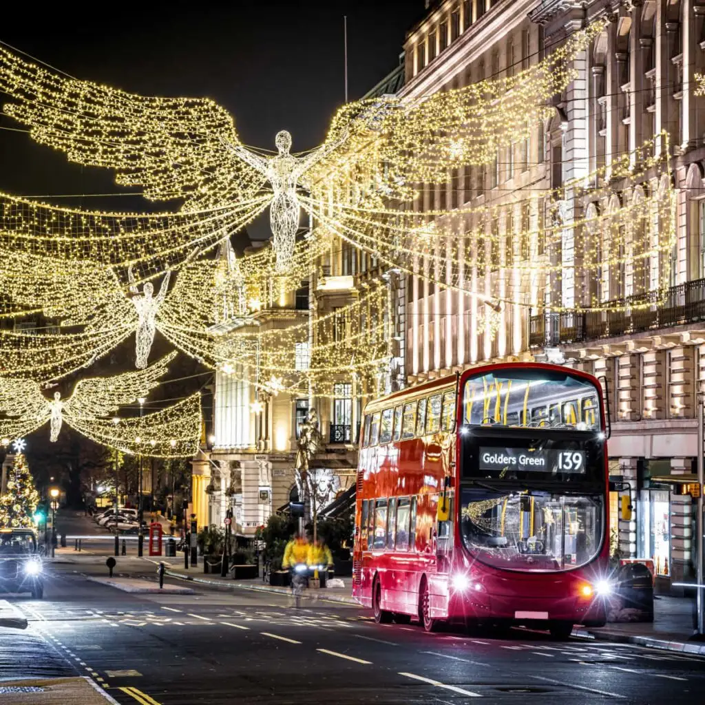 London during Christmas