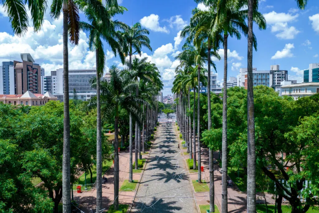 Pra&ccedil;a da Liberdade in Belo Horizonte, Brazil