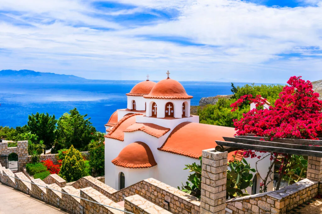 Monastery on Kalymnos Island, Greece