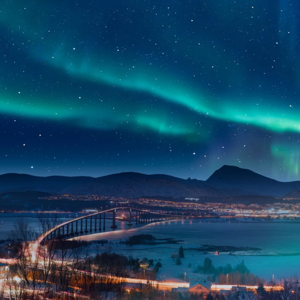 The Northern Lights in Trosmo, Norway