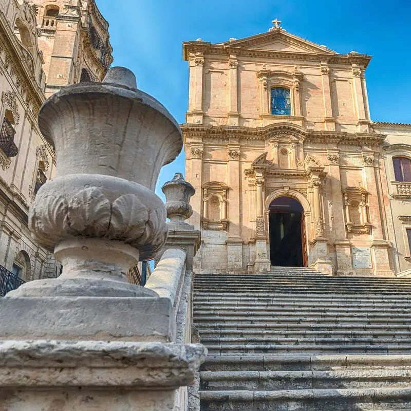 Noto Cathedral In Sicily, Italy