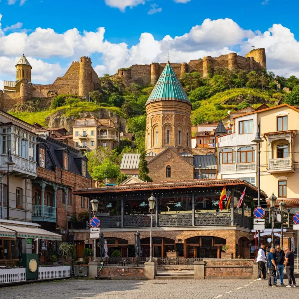 Old Town Tbilisi In Georgia, Eurasia, Eastern Europe, Western Asia