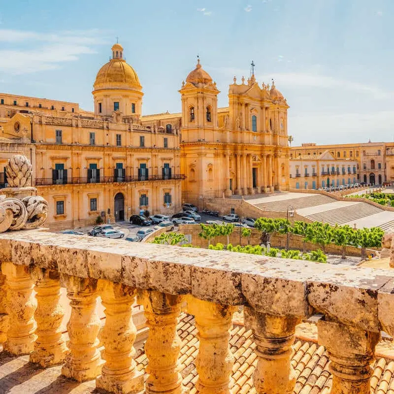 Panoramic View Of Noto, Sicily, Italy
