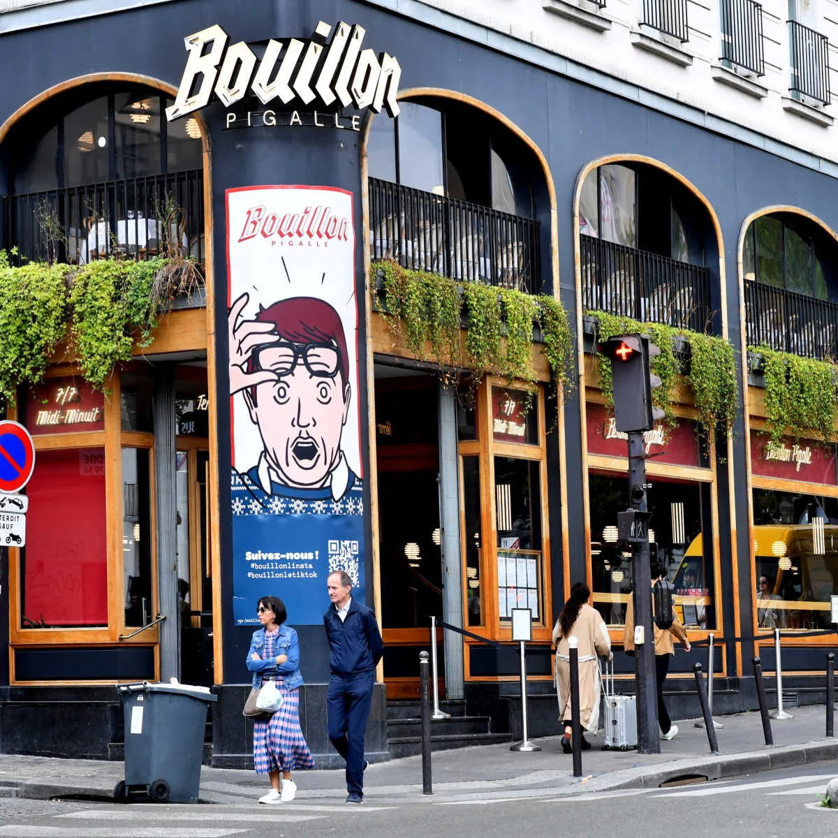 Paris, France - May 27th 2024 Bouillon Pigalle restaurant - Paris - France