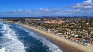 Sweeping views of Del Mar, CA coastline