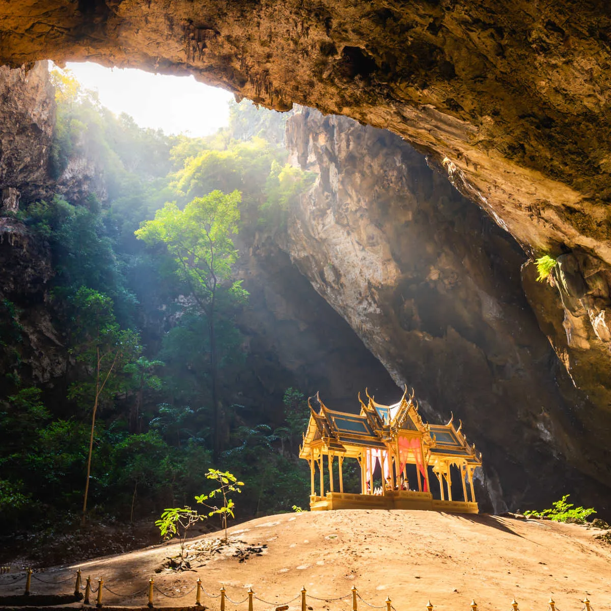 Sunshine over Phraya Nakhon Cave