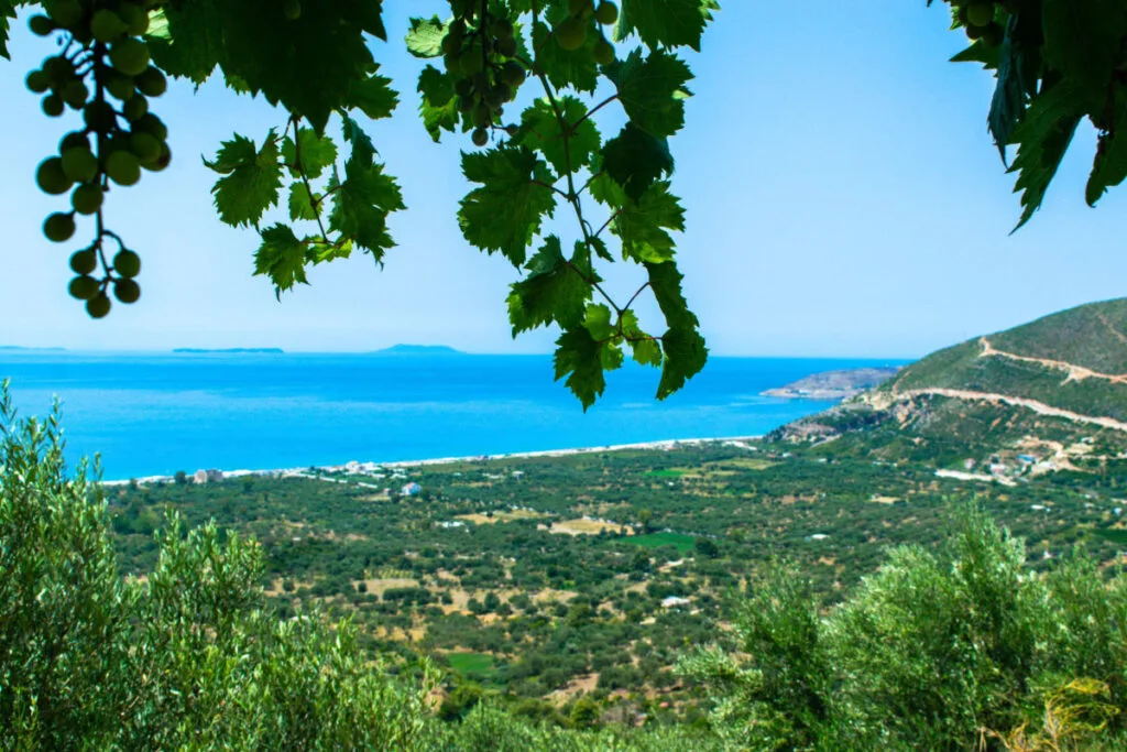 Borsh, Albania coast in summer