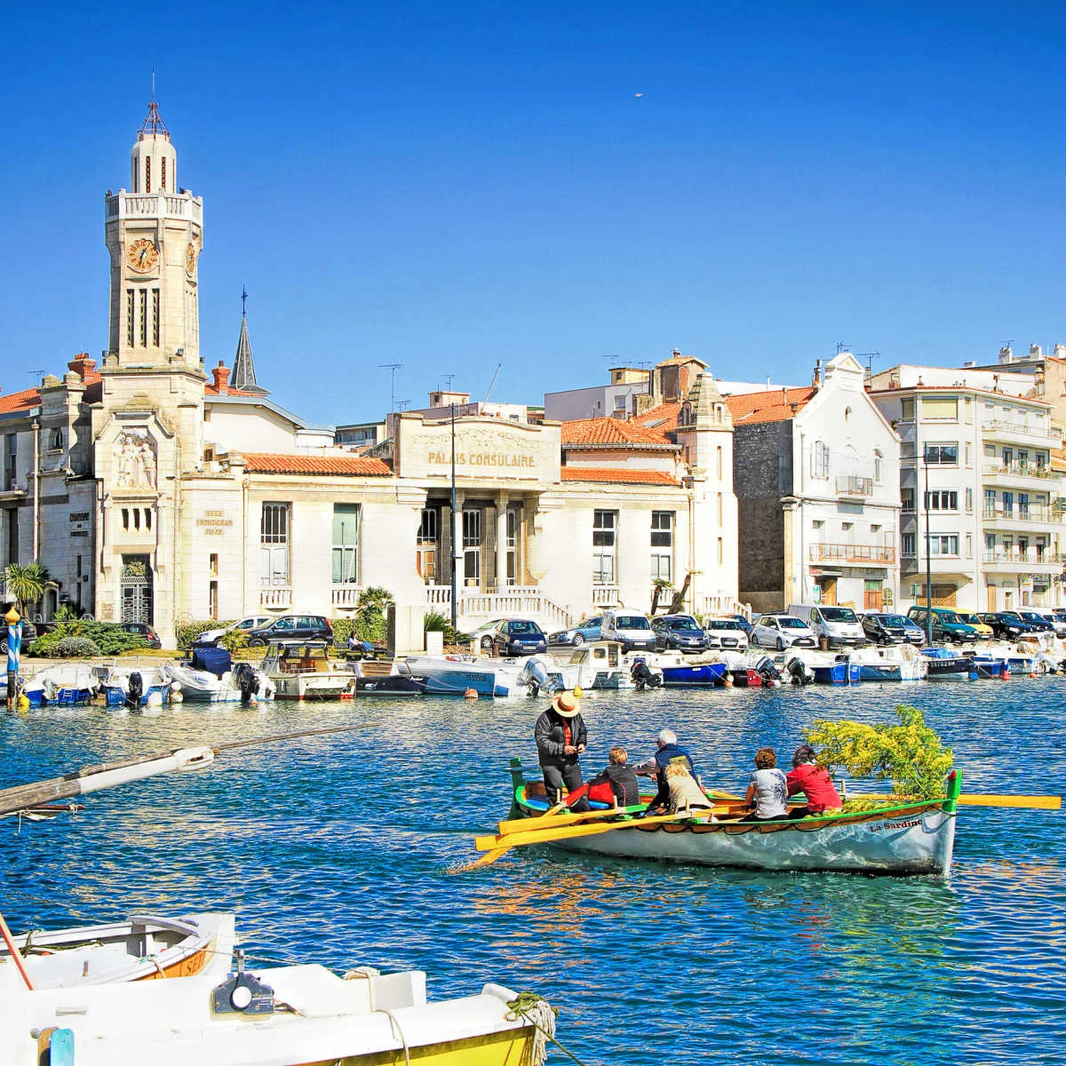 Tour boat in Sete, France