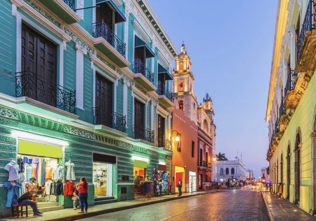 Town square in Merida