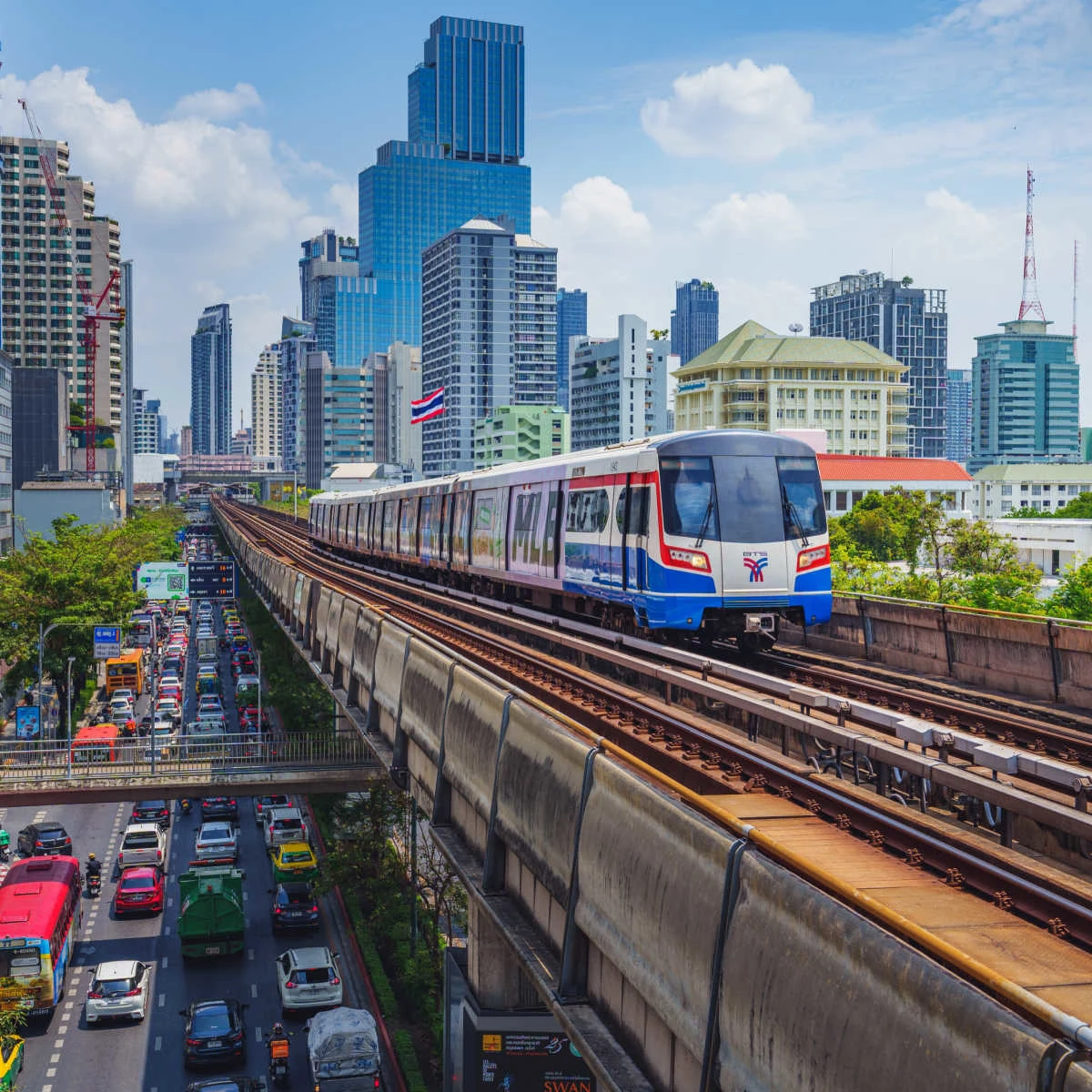 Train in Bangkok