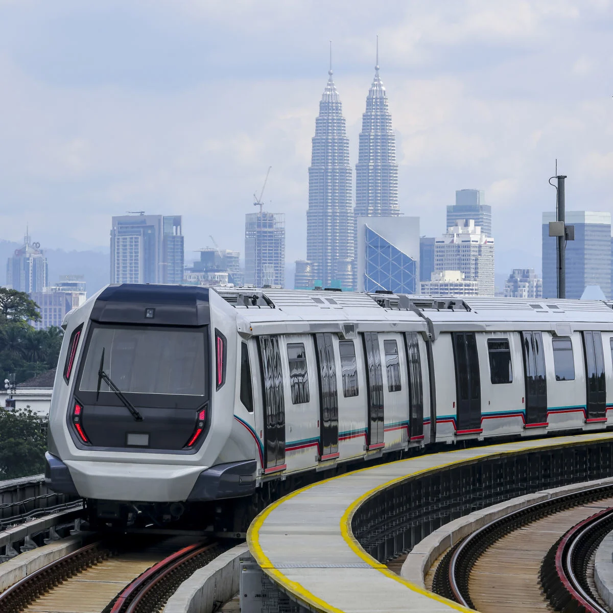 Train in Kuala Lumpur.