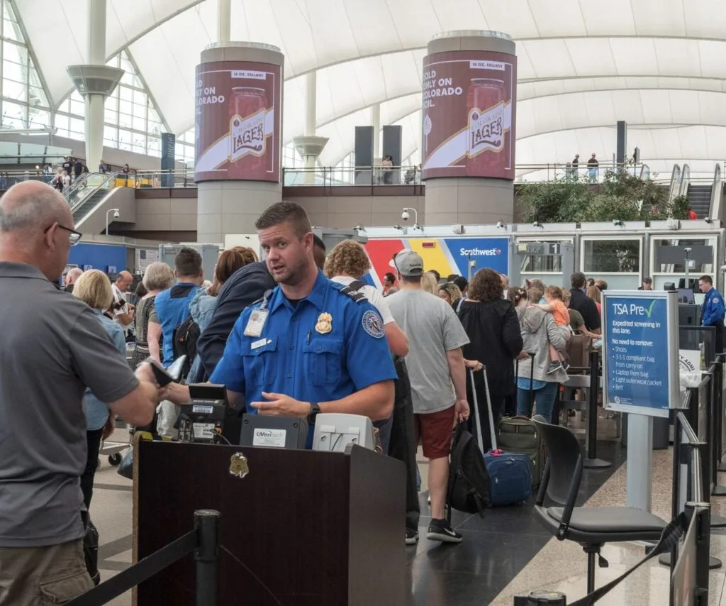 TSA Screens passenger