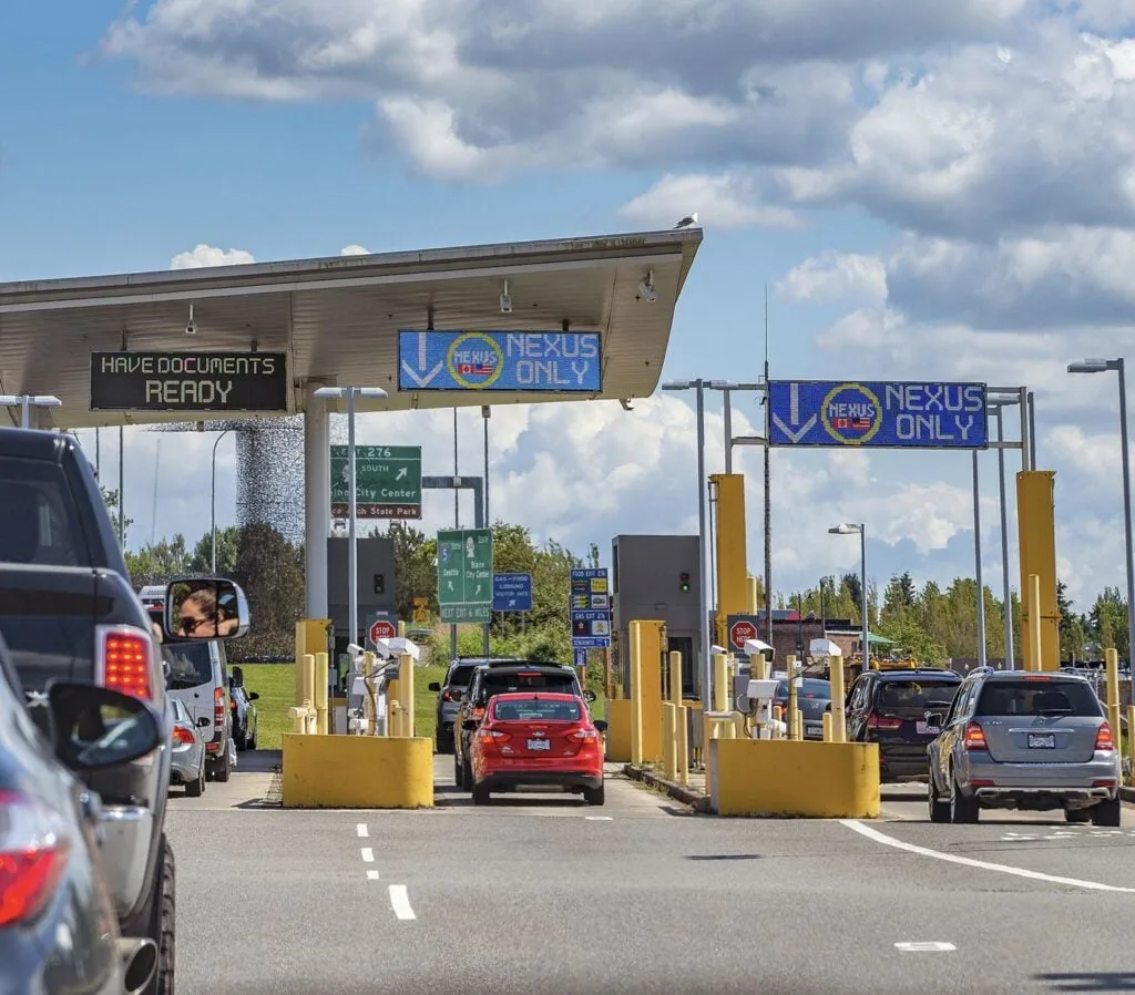 US Canada Land Border Corssing