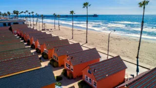 Beach bungalows in Oceanside, CA