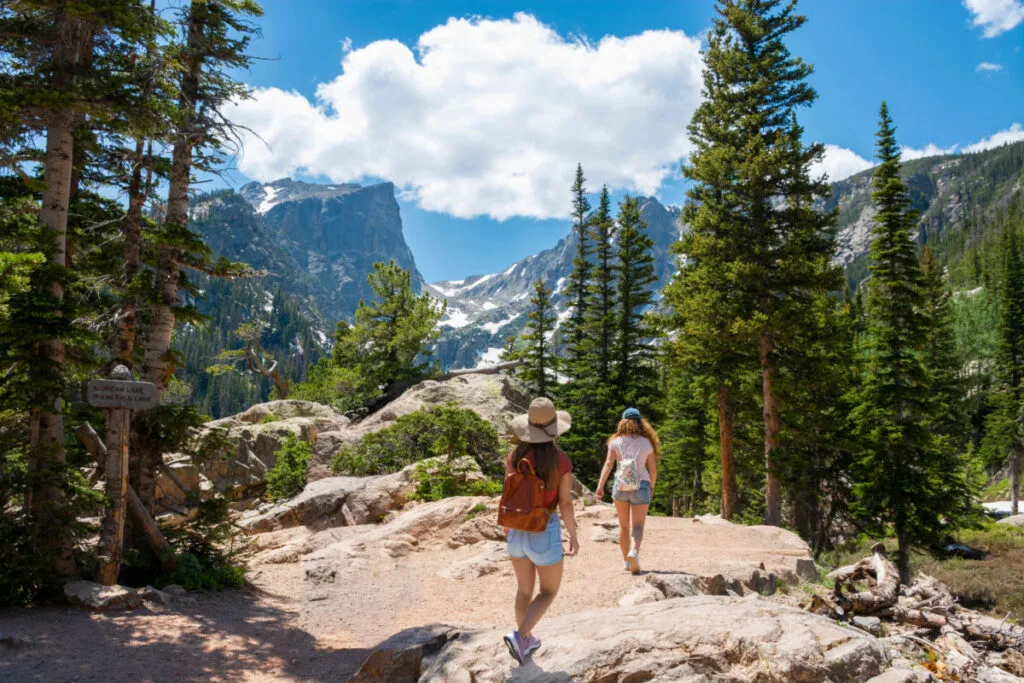 Women Hiking in Rocky Mountain National Park